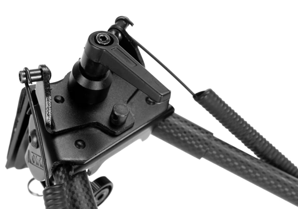 RokStad Carbon Fiber 9-13.5" Bipod - QD Stud / RIS 20mm Rail