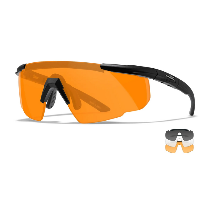 Wiley X Saber Advanced Glasses with Rust Lens