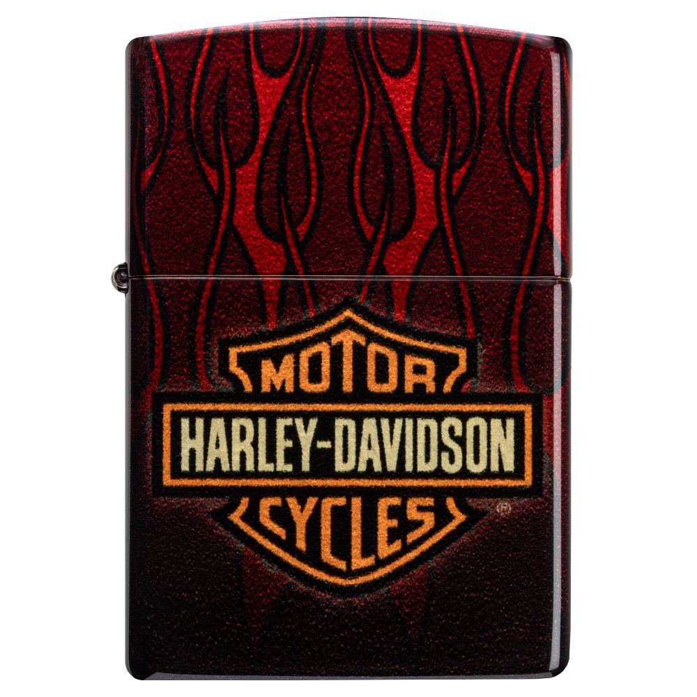 Zippo Harley-Davidson Red Flames Lighter - 60007097