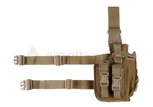 Invader Gear Dropleg SOF Holster for M92, G17, 1911 - Coyote