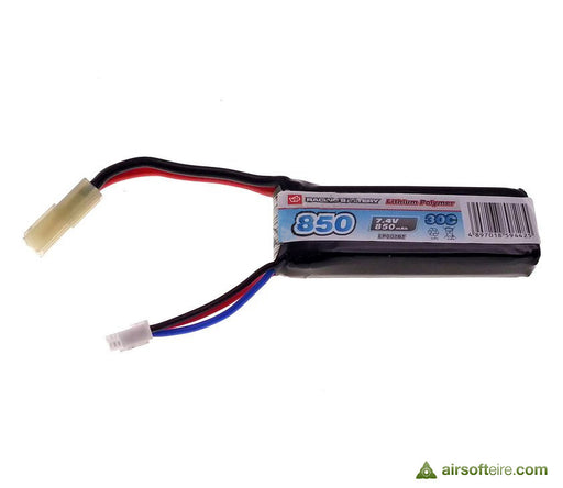 Manufacturer 7.4v 850mAh 30C LIPO Battery - Small Stick