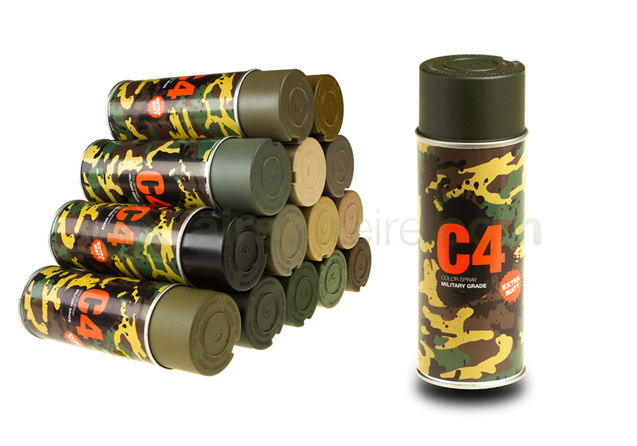 C4 Mil Grade Color Spray - OD Green