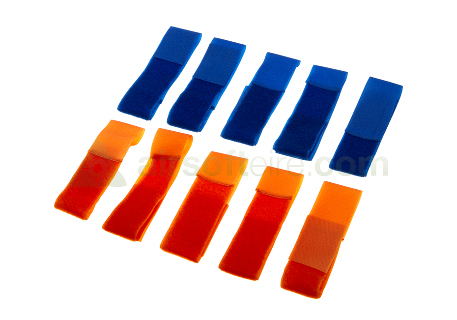 Invader Gear Team Armband Set - Orange & Blue