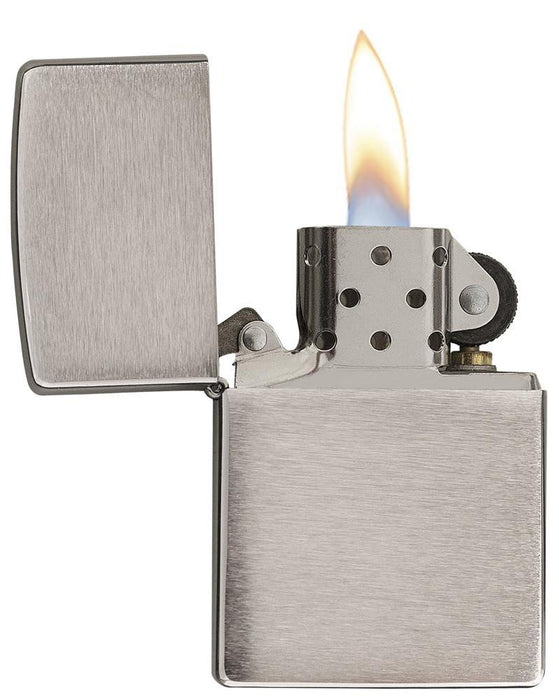 Zippo Brushed Chrome Lighter - 60000804