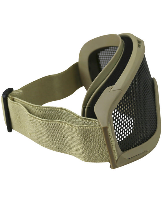 KombatUK Operators Mesh Goggles - Tan