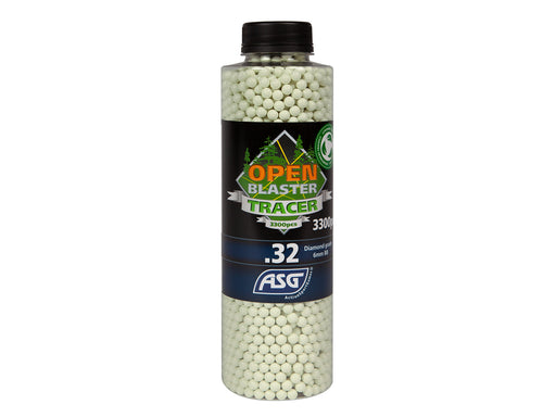 Blaster Open Tracer 0.32g BIO - 3300 BBs in Bottle - Green