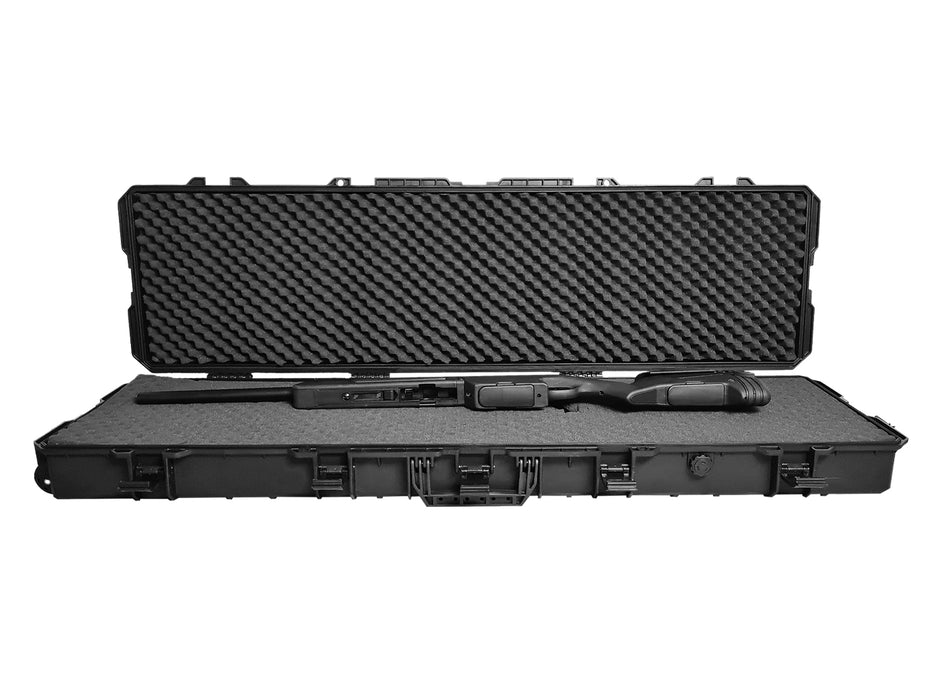 ASG Tactical Hard Rifle Case With Wheels - Black - 136x40x14cm