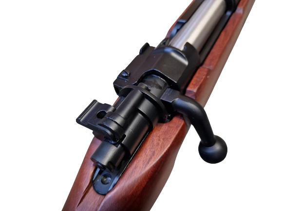 Snow Wolf KAR98K Spring Sniper Rifle - Real Wood & Scope