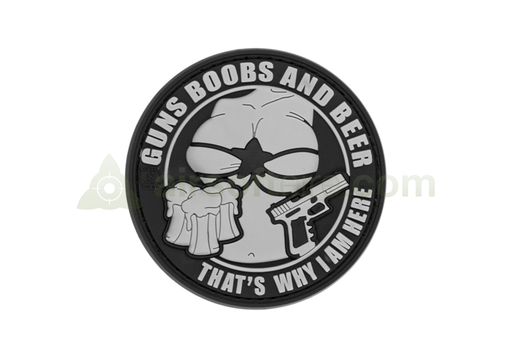 JTG 3D Rubber Guns, Boobs and Beer Patch - Swat