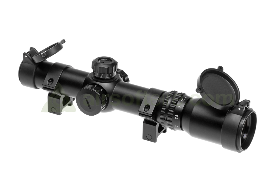 Aim-O 1-4x24 SE Tactical Short Scope - Black