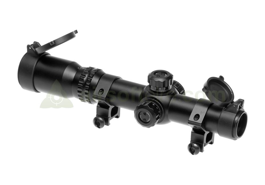 Aim-O 1-4x24 SE Tactical Short Scope - Black