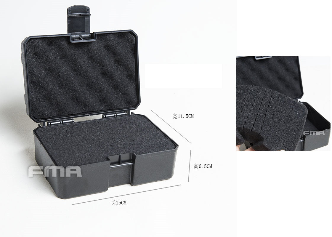 FMA Plastic Box - Pick N' Pluck Foam - Black