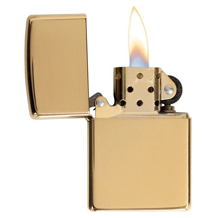 Zippo Brass High Polished Lighter - 60001166