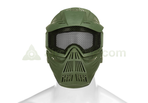 Pirate Arms Commander Mesh Mask - Olive Green