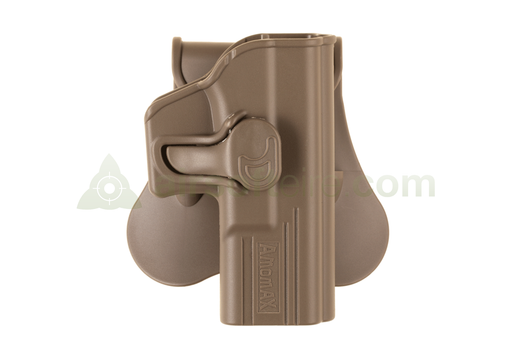 Amomax Q.R. Polymer Holster - G19/G23/G32, BLE XAE FDE