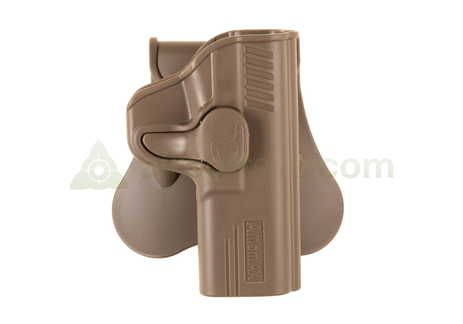 Amomax Q.R. Polymer Holster - M&P9 FDE