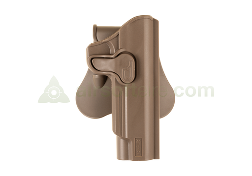 Amomax Q.R. Polymer Holster - 1911 FDE