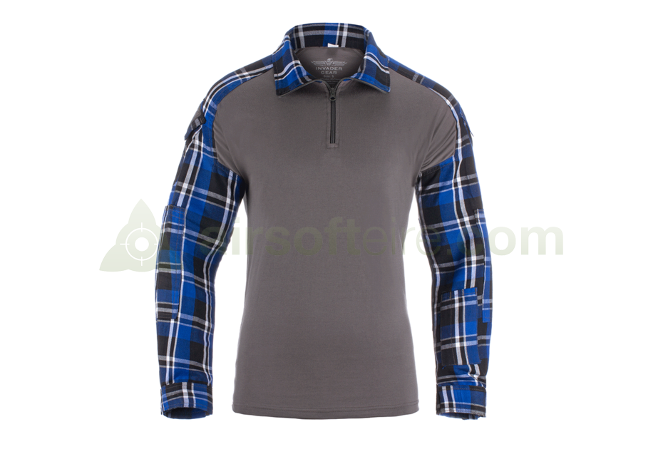 Invader Gear Flannel UBACS Top - Blue