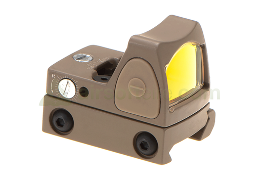 AIM-O Adjustable LED RMR Red Dot (inc Glock-type mount) - Desert Tan