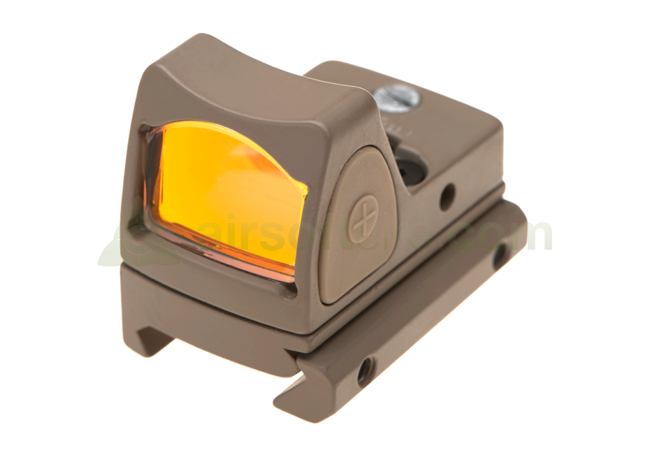 AIM-O Adjustable LED RMR Red Dot (inc Glock-type mount) - Desert Tan