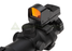 AIM-O 4x32 ACOG Scope and Micro Red Dot Combo - Black