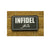 JTG 3D Rubber INFIDEL Patch - Black/Grey