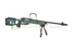 Snow Wolf SV98 Spring Bolt-Action Sniper Rifle Kit - Green