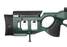 Snow Wolf SV98 Spring Bolt-Action Sniper Rifle Kit - Green