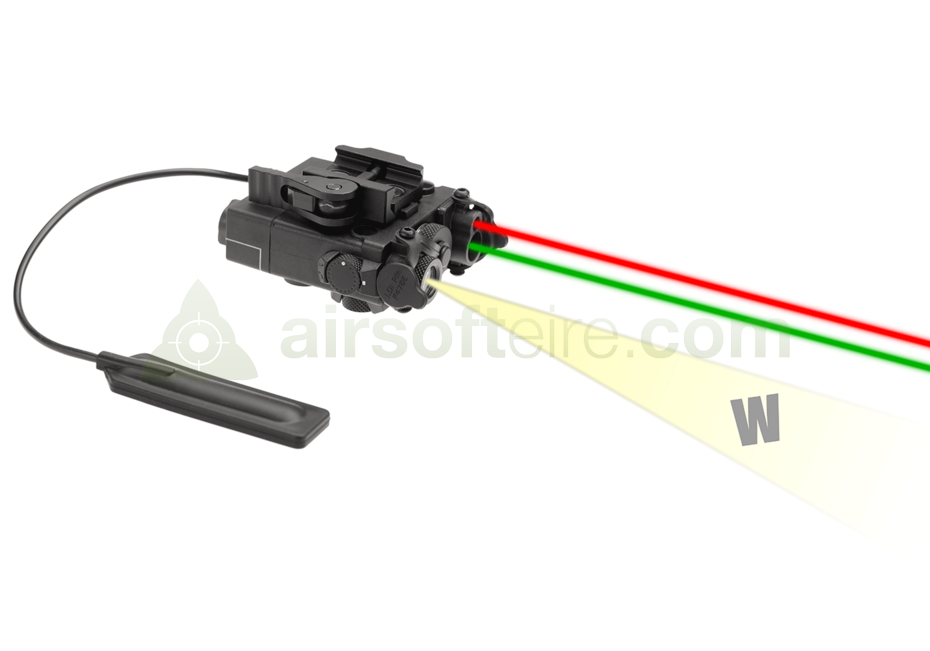 WADSN DBAL-A2 Illuminator / Laser Module Red + Green - Black (Polymer)