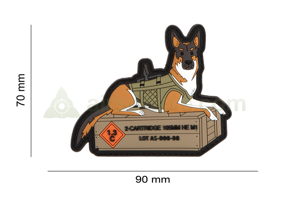 Airsoftology "Stefan" German Shepard Tactical Dog Patch