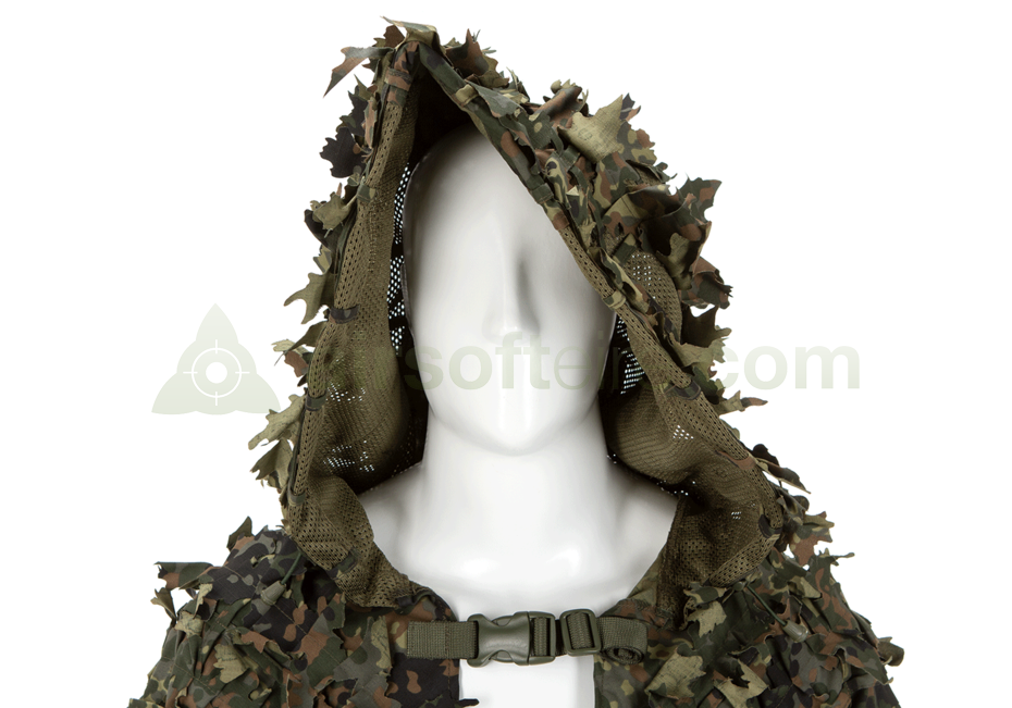 Invader Gear Base Leaf Ghillie - Flecktarn