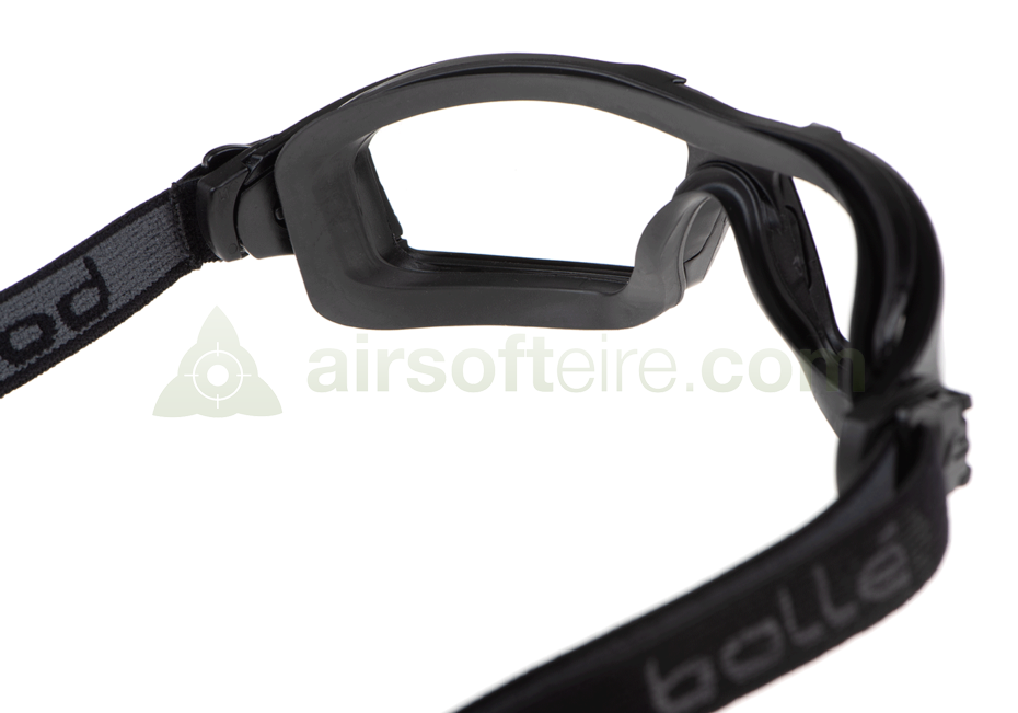 Bollé ULTIM8 Protective Goggles Clear Lens - Black