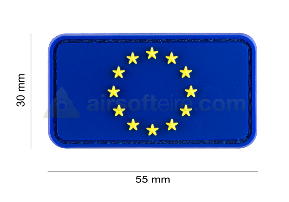 JTG 3D Rubber EU Flag Patch