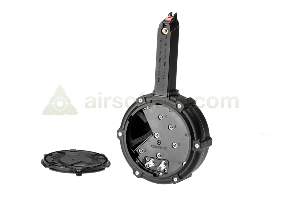 G&G 300rd SMC-9 Drum Magazine - Gas