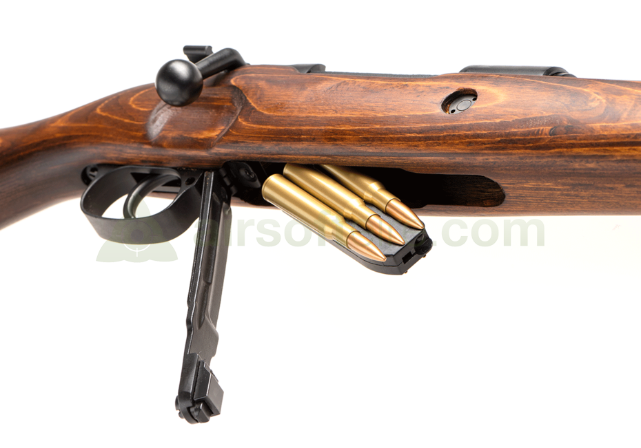 Ares Kar98k Bolt Action Sniper Rifle Steel/Real Wood w/Scope