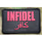 JTG 3D Rubber Large INFIDEL Patch - Black Medic