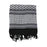 KombatUK Shemagh Arab Scrim Scarf (White & Black)