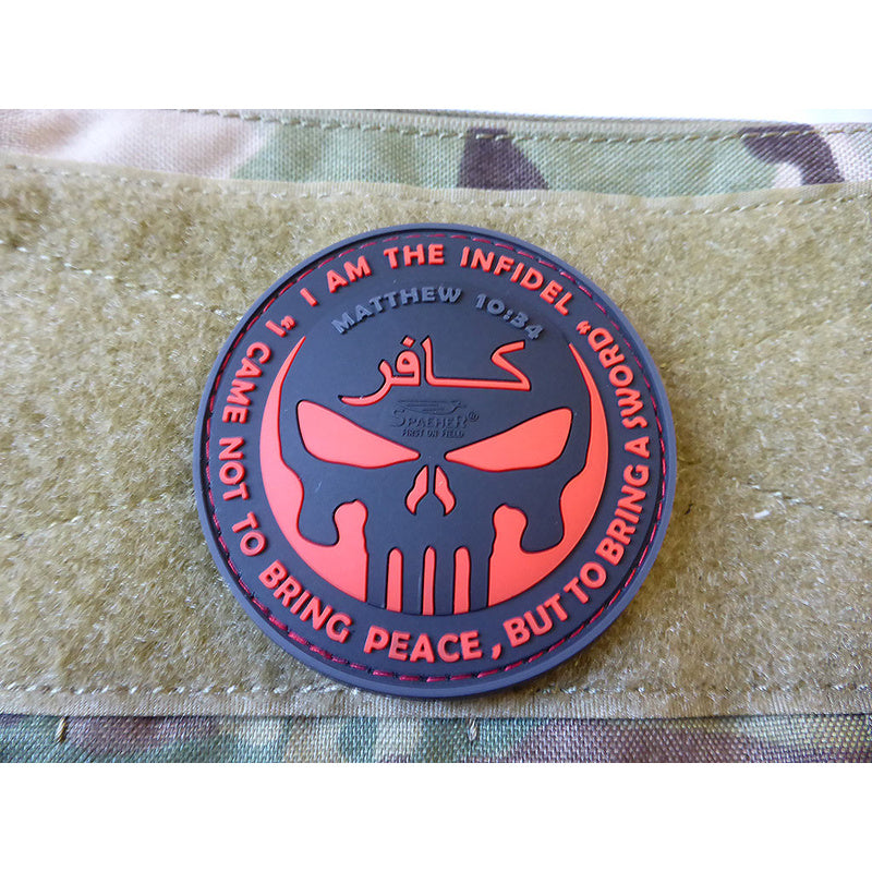 JTG 3D Rubber Infidel Punisher Patch