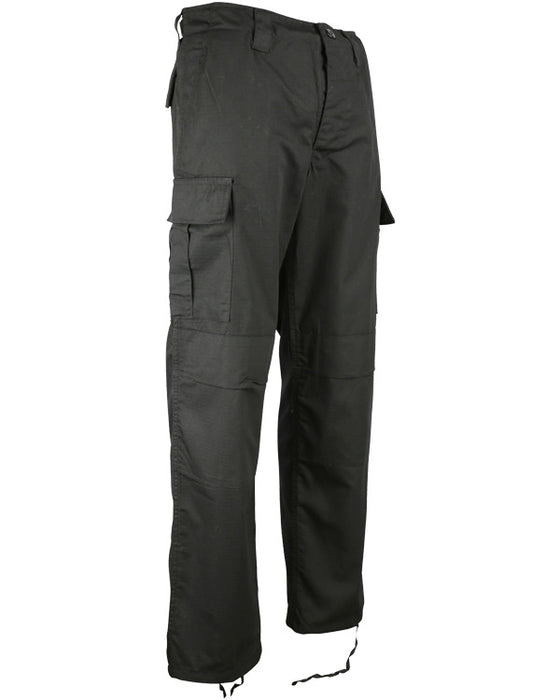 KombatUK M65 BDU Ripstop Trousers - Black