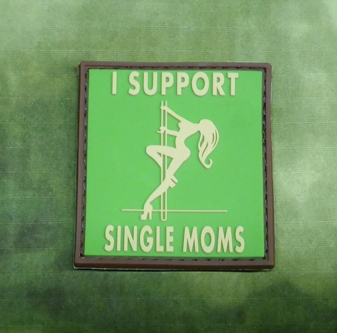 JTG 3D Rubber I Support Single Moms Patch - Multicam