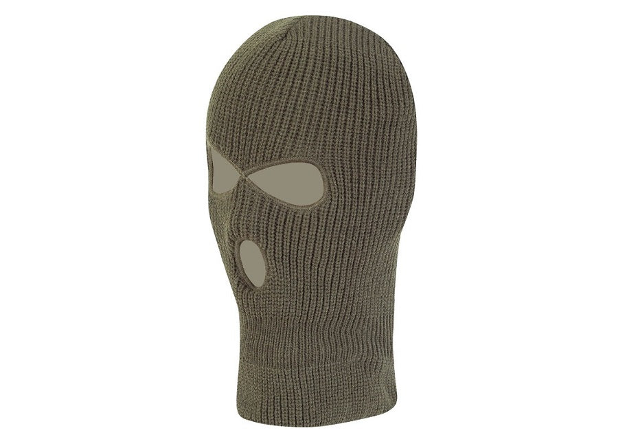 KombatUK Knitted Acrylic 3 Hole Balaclava - OD