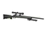 Snow Wolf M24 SWS Rifle/Scope/Bipod Kit - Black