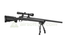 Snow Wolf M24 SWS Rifle/Scope/Bipod Kit - Black