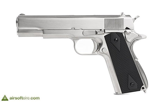 WE M1911 Stainless - Black Grips