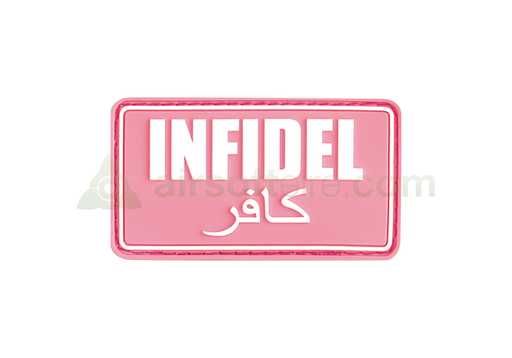 JTG 3D Rubber INFIDEL Patch - Pink