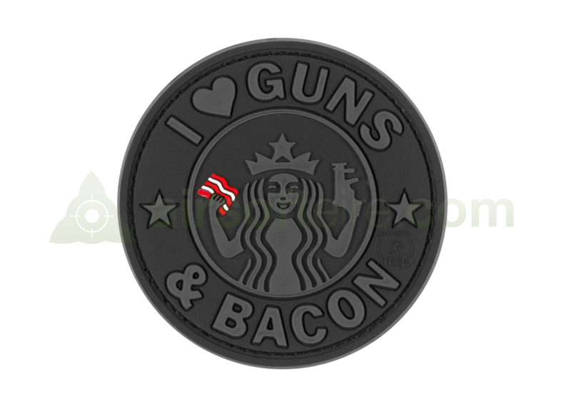 JTG 3D Rubber Guns & Bacon Patch - Black