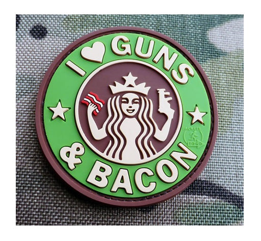 JTG 3D Rubber Guns & Bacon Patch - Multicam