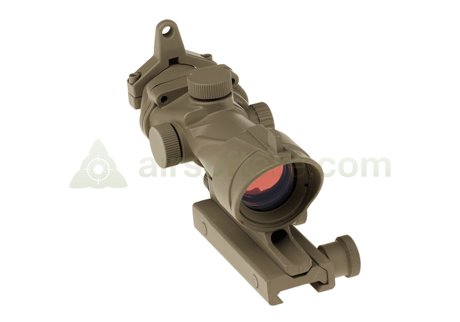 AIM-O 1x32 ACOG Red Dot Scope - Desert Tan