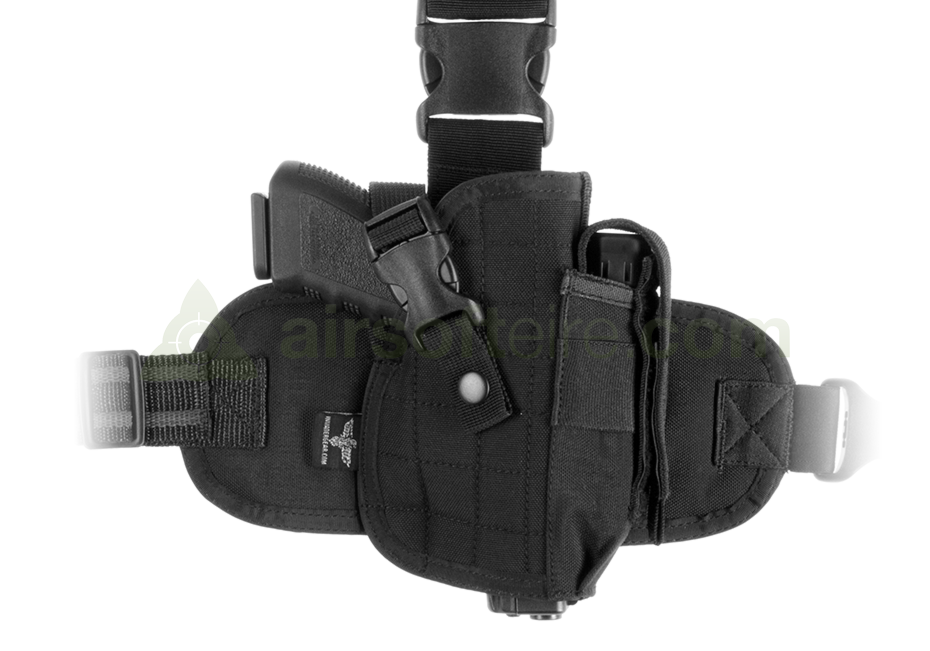 Dropleg Invader Gear Dropleg Holster for M92, G17, 1911 - Black — AirsoftEire