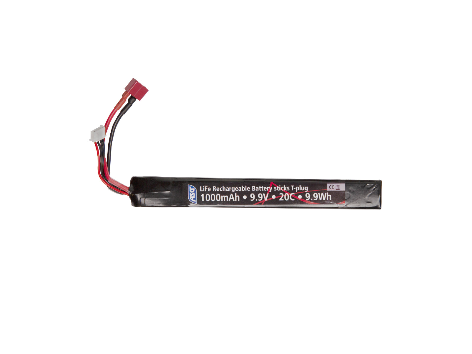 ASG 9.9V 1000mAh 20C LiFe Battery (Deans) - EVO 3